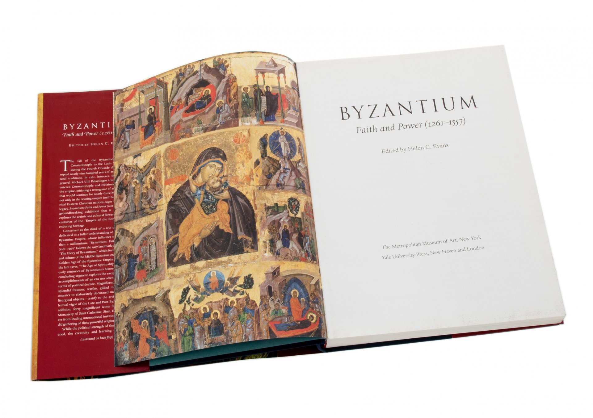 Книга "Византия. Вера и Власть (Byzantium. Faith and Power)" каталог выставки на английском языке, издательство Йельского университета, США, 2004 г.