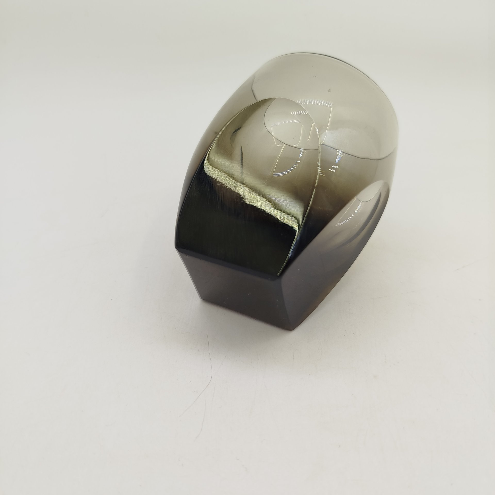 Стопка черного оттенка, дизайнер Rudolf Eschler, стекло, гранение, Henry Moser & Cie (Мозер), Чехословакия, 1950-1980 гг.