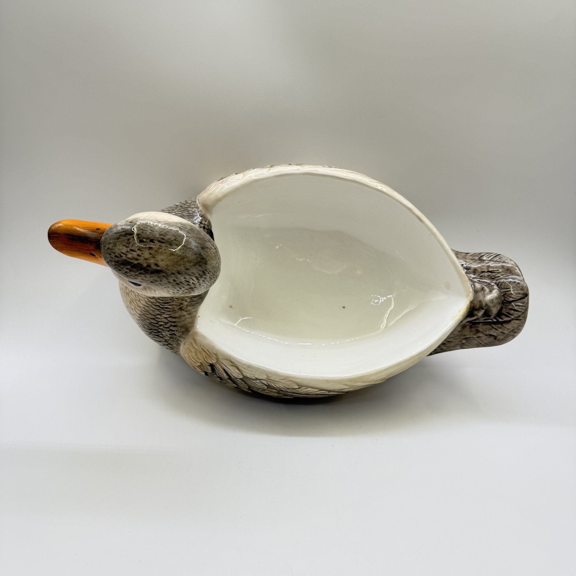 Блюдо (салатник) "Утка", керамика, роспись, Elan Gallery, Китай, 2000-2020 гг.