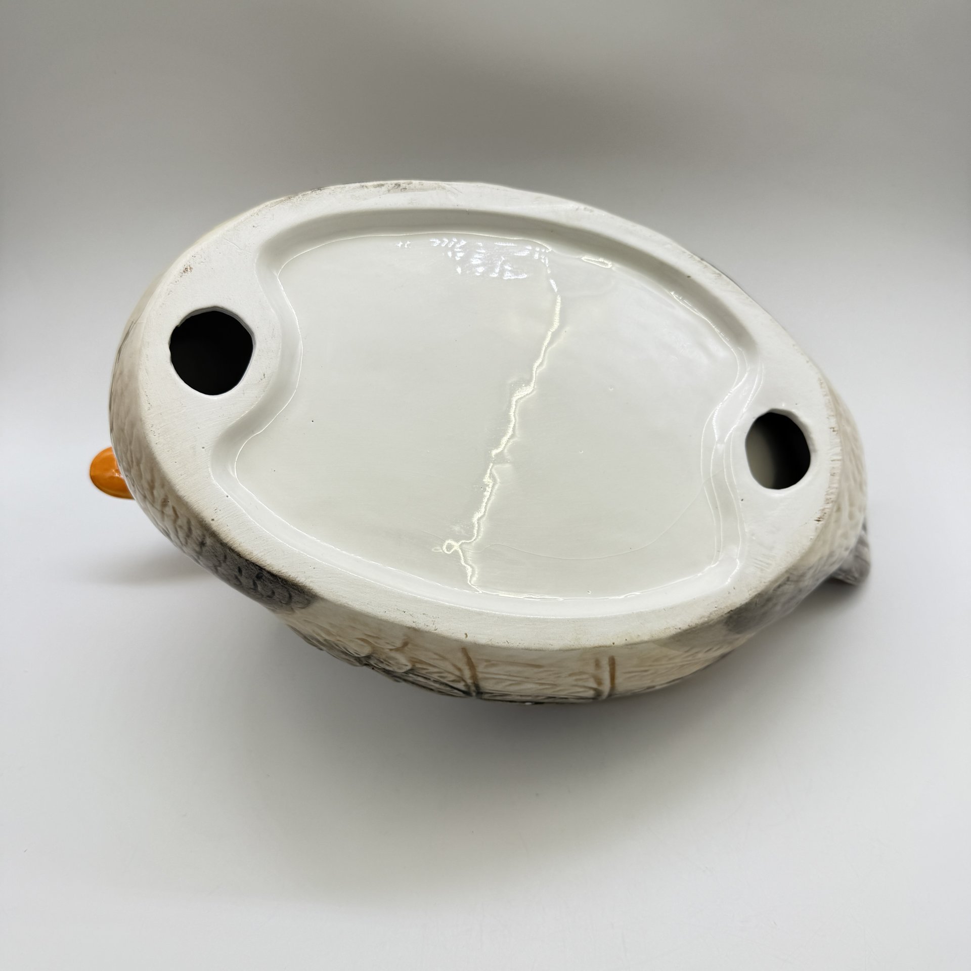 Блюдо (салатник) "Утка", керамика, роспись, Elan Gallery, Китай, 2000-2020 гг.