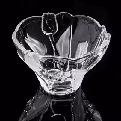 Ваза для конфет "Тюльпаны", матирование, Walther Glas