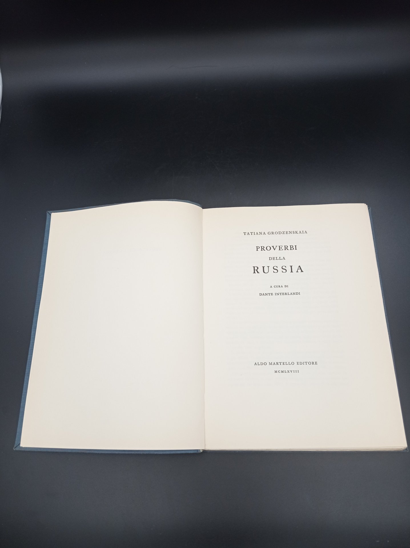 Книга "Proverbi della Russia" (Русские пословицы), автор Т. Гродзенская, Aldo Martello Editore
