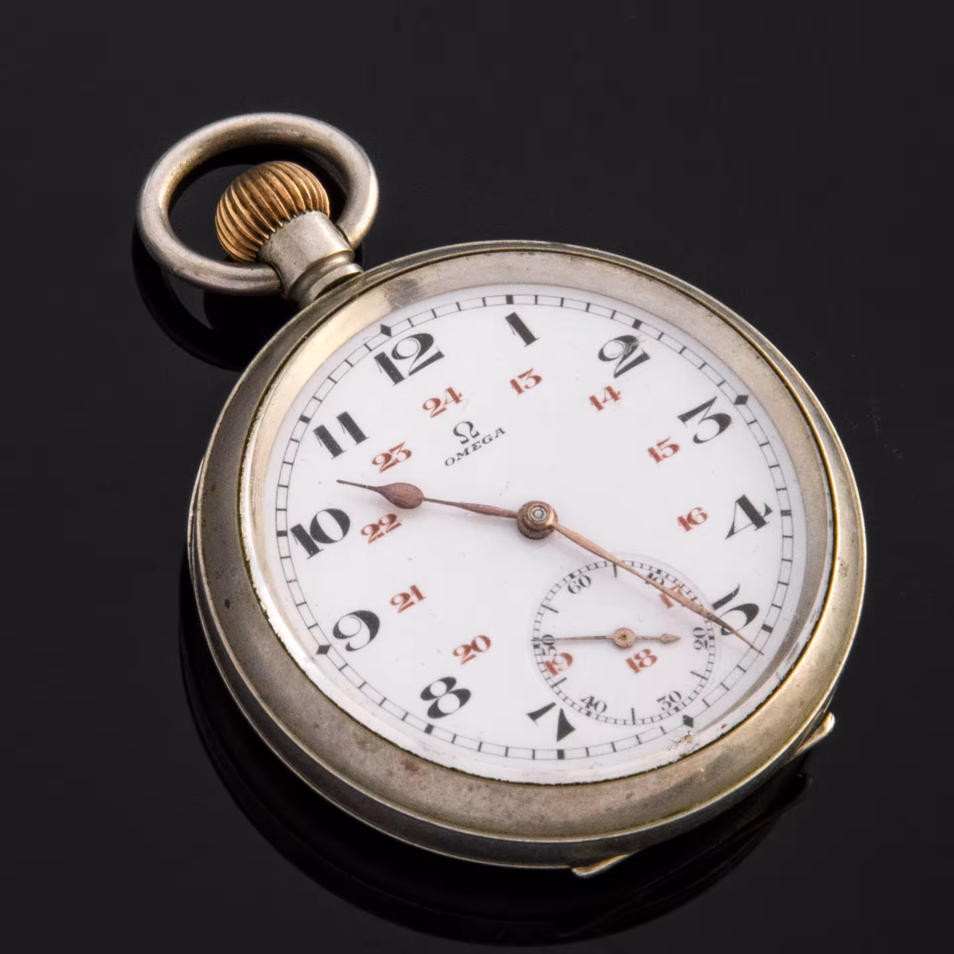 Часы карманные, серийный номер 6339491, Omega