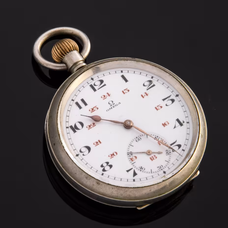 Часы карманные, серийный номер 6339491, Omega