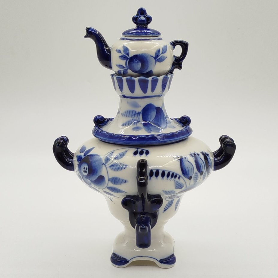 Самовар декоративный с миниатюрным чайником