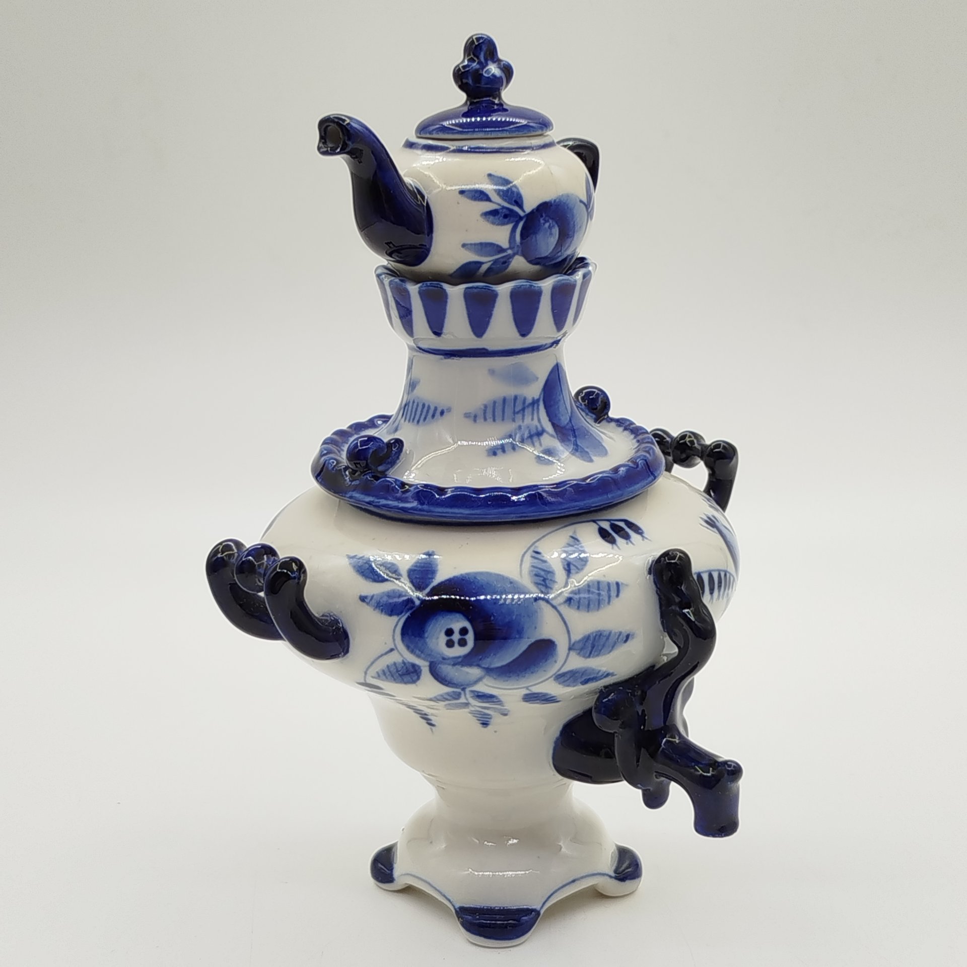 Самовар декоративный с миниатюрным чайником