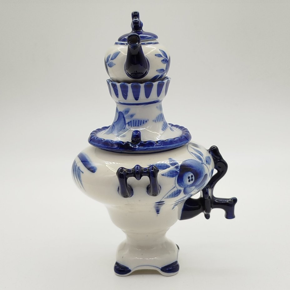 Самовар декоративный с миниатюрным чайником