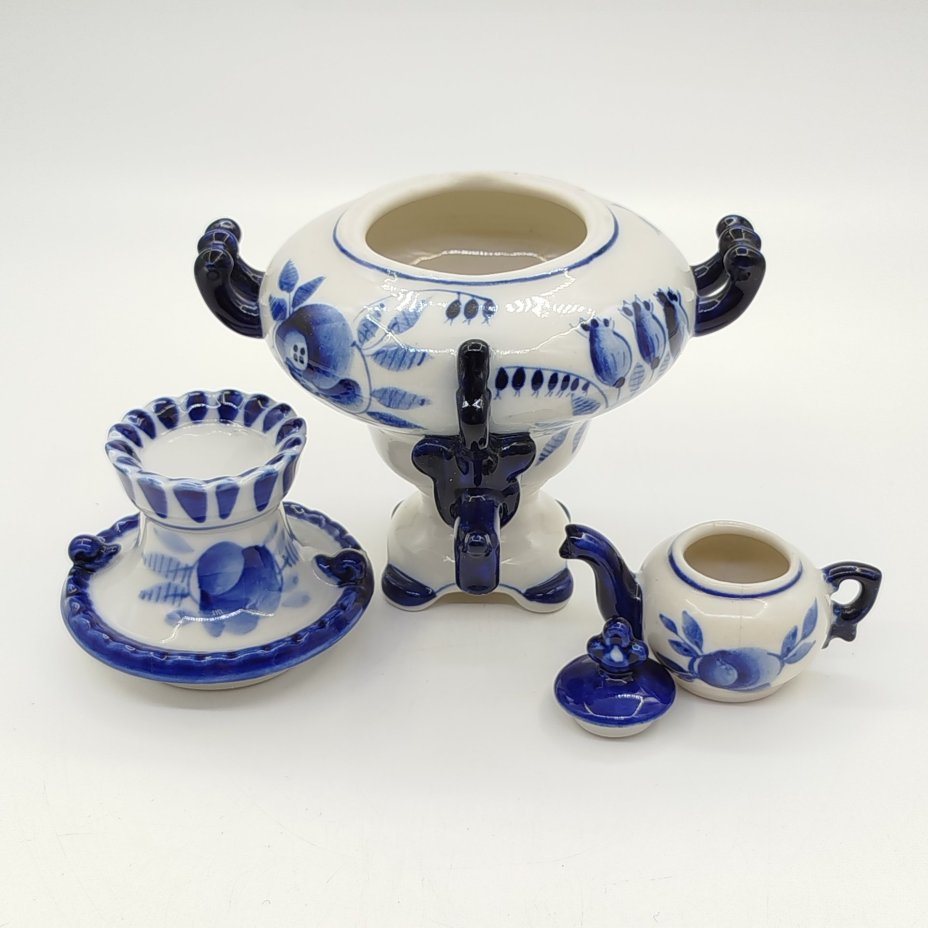 Самовар декоративный с миниатюрным чайником