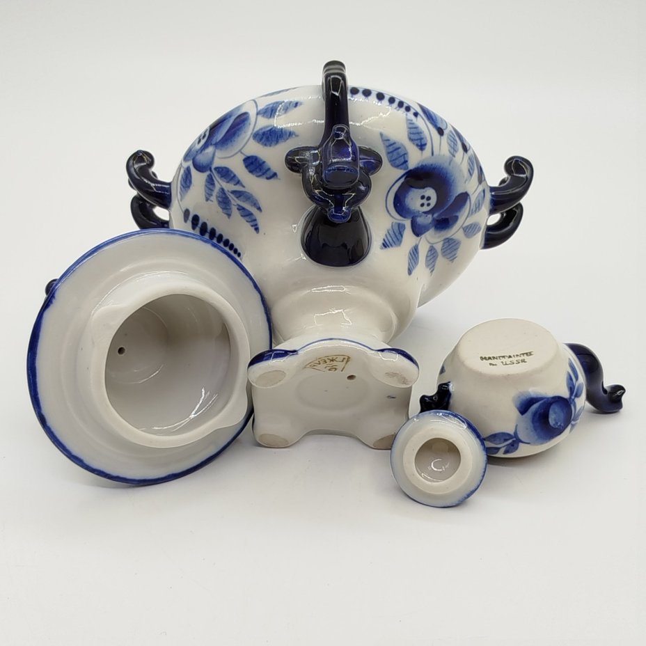 Самовар декоративный с миниатюрным чайником