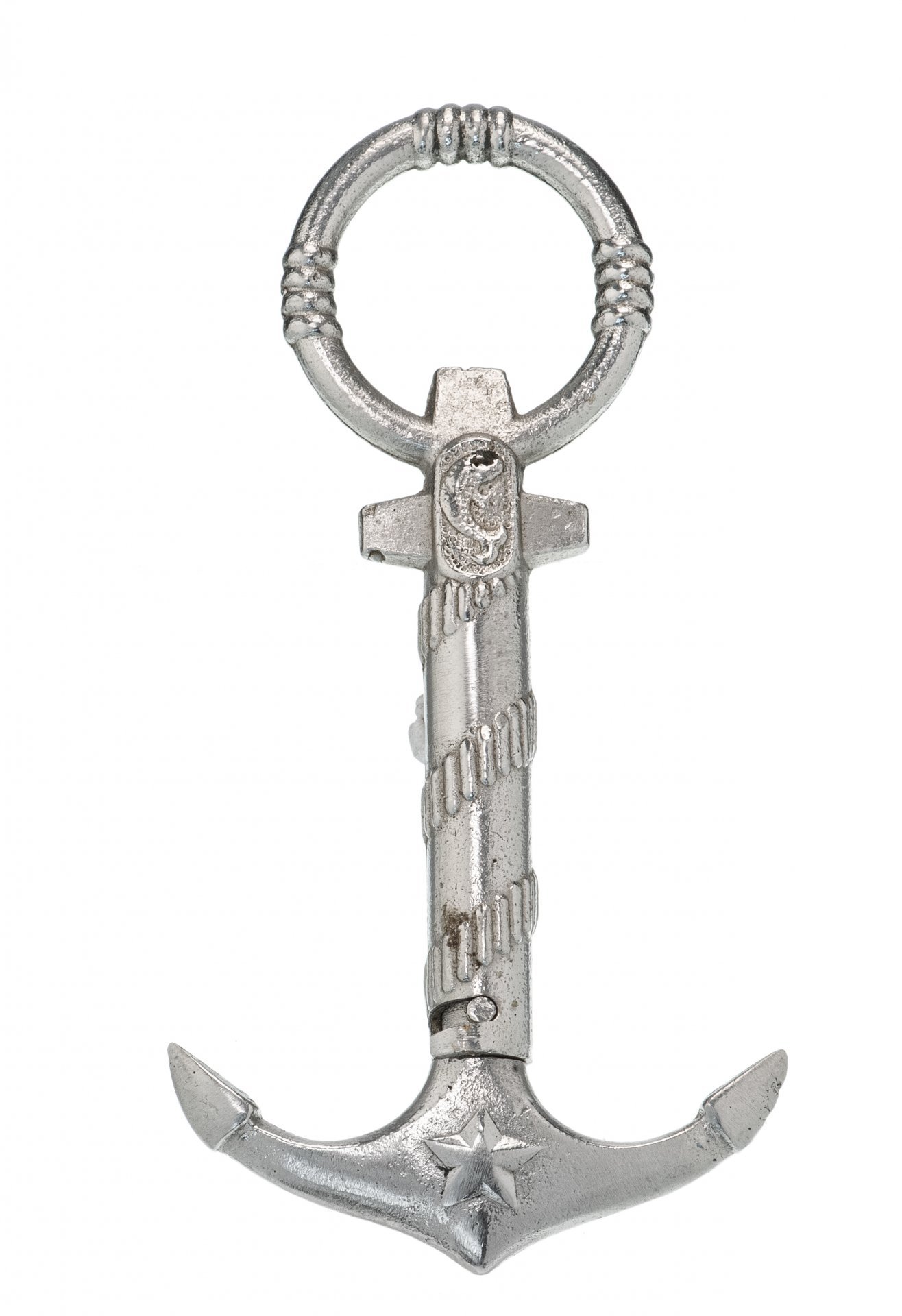 Штопор в виде якоря "Бердянск", металл, СССР, 1970-1990 гг.