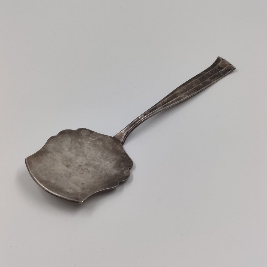 Лопатка сервировочная с фигурной ручкой, мНЦ (медь-никель-цинк), Киевский завод столовых приборов и посуды им. Дзержинского (ЗiД, ЗиД), Киевский завод столовых приборов и посуды им. Дзержинского (ЗiД