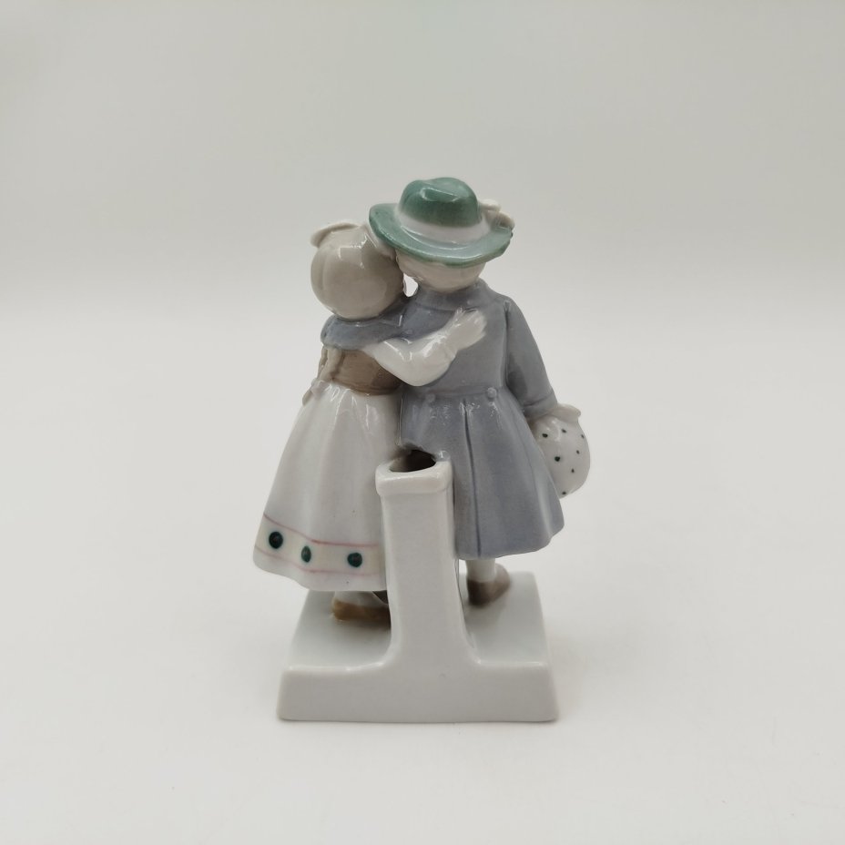 Статуэтка "Влюбленная пара", фарфор, роспись, Goebel Hummel, Германия, 1935-1949 гг.