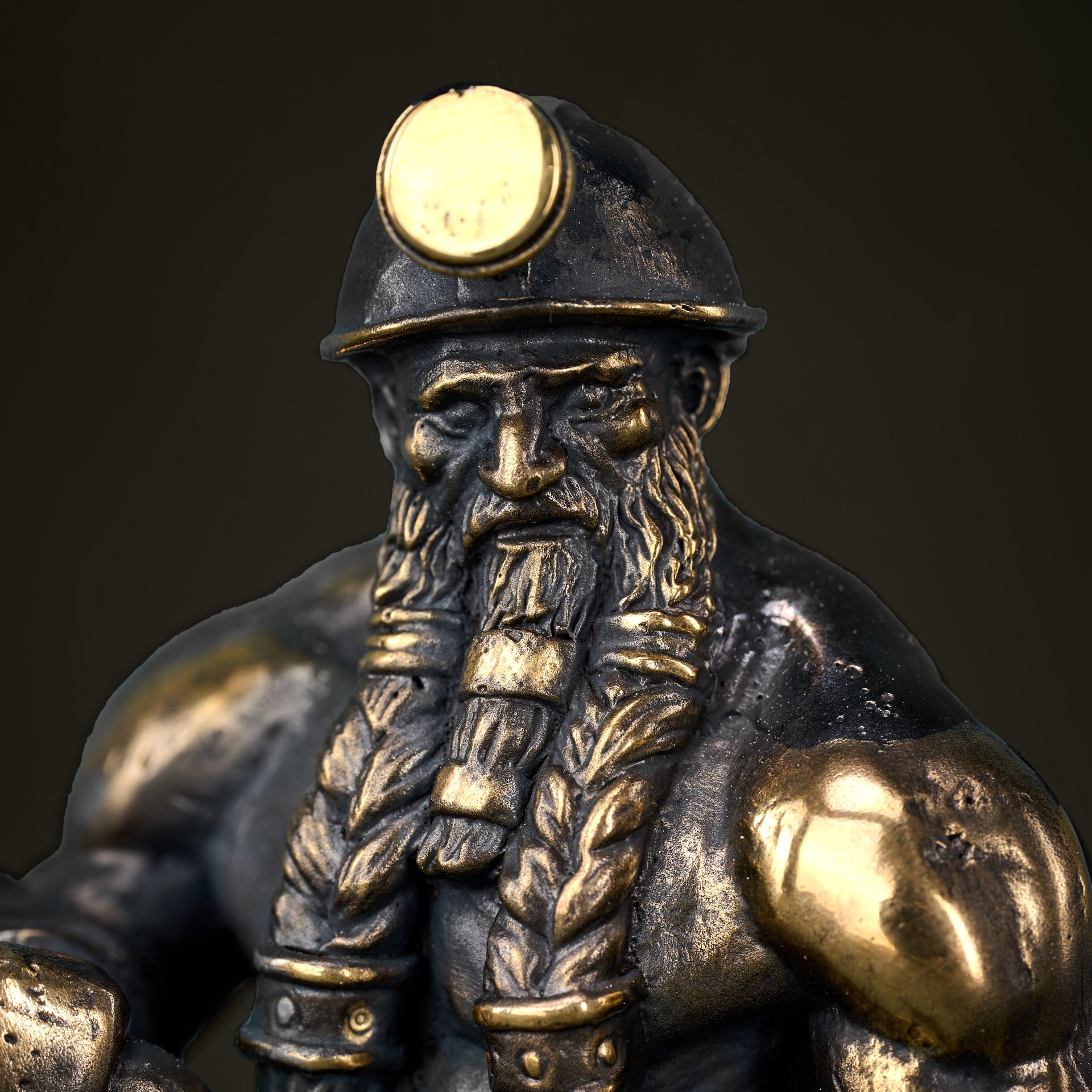 Статуэтка "Zlatogor" ("Золотоискатель")  в брендированной упаковке и с сертификатом подлинности