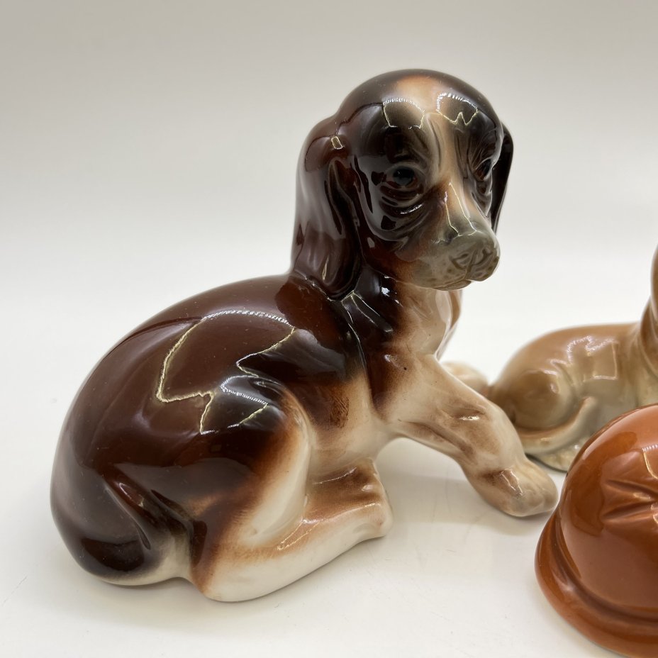 Набор из 4-х статуэток "Собаки" (в подборе)