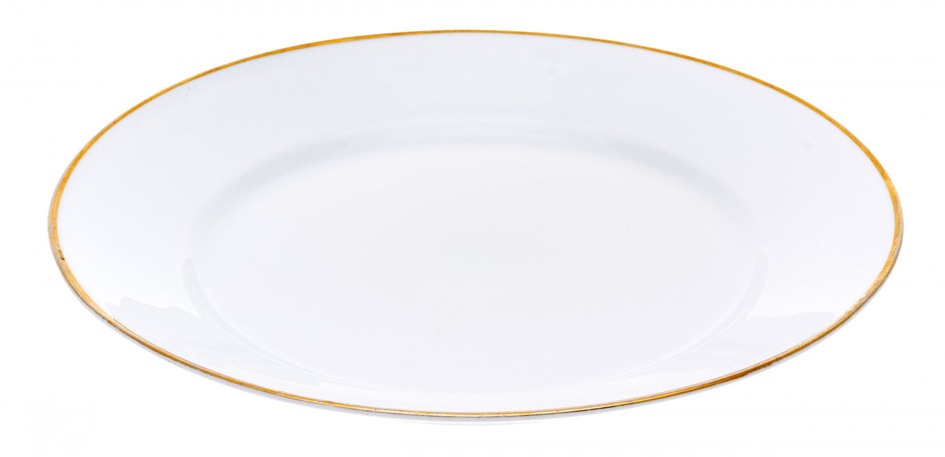 Блюдо с золоченым бортом, фабрика "Jaeger&Co", фарфор, PMR Bavaria Jaeger & Co., Германия, 1925-1945 гг., PMR Bavaria Jaeger & Co.