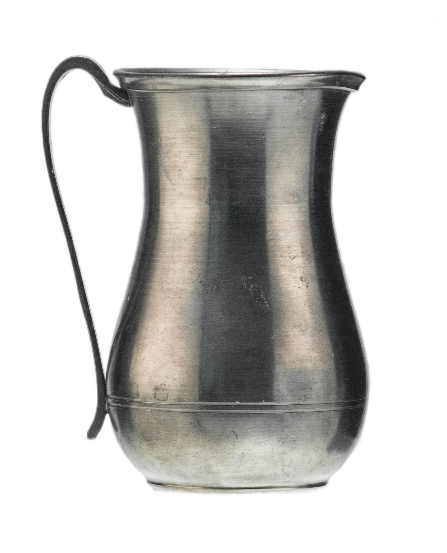 Кувшин с фигурной ручкой для напитков, олово, Германия, 1970-1990 гг.