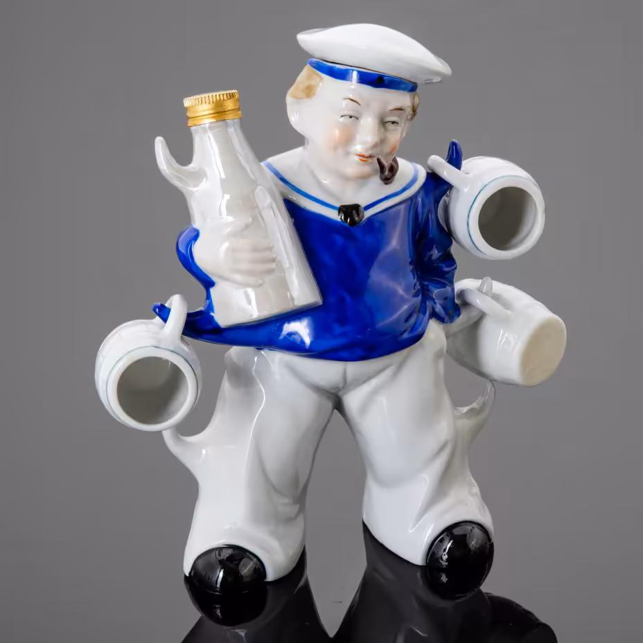 Штоф с 3 стопками "Моряк"