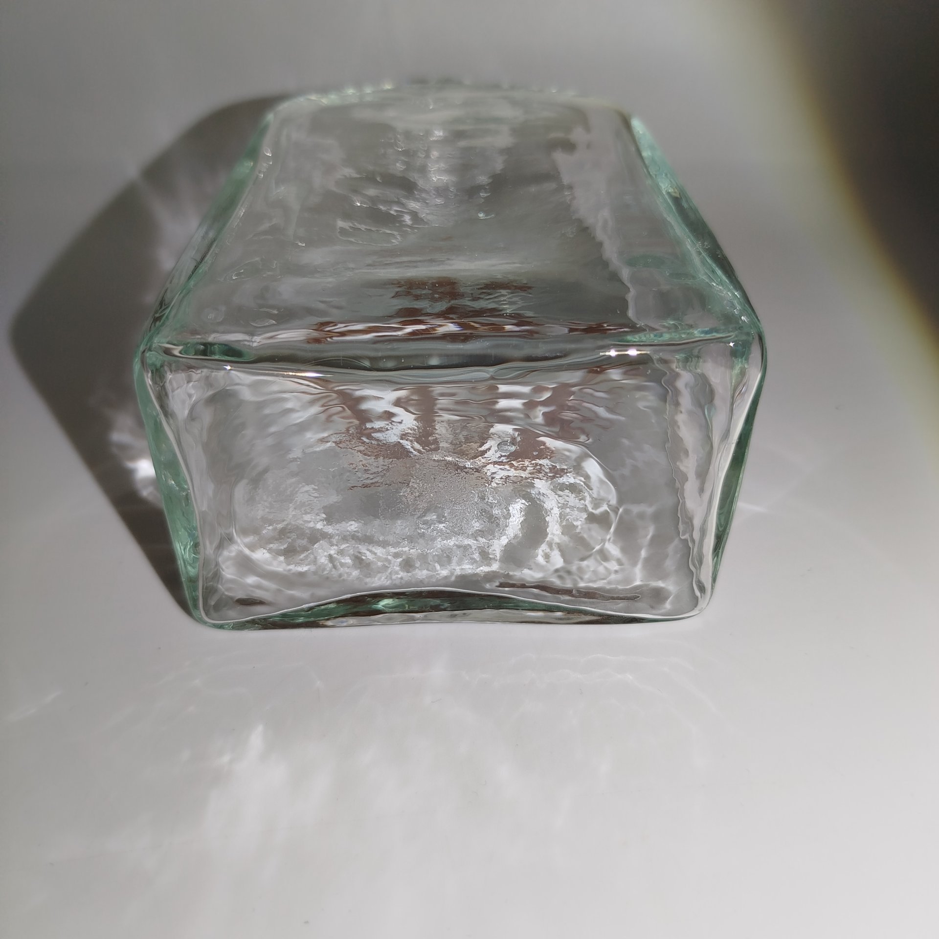 Штоф с монограммой "G III" под короной, стекло, гравировка, золочение, Европа, 1980-2000 гг.