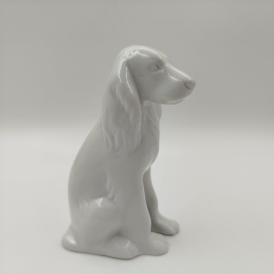 Статуэтка "Спаниель", фарфор, Royal Dux, Чехия, 1993-2003 гг.