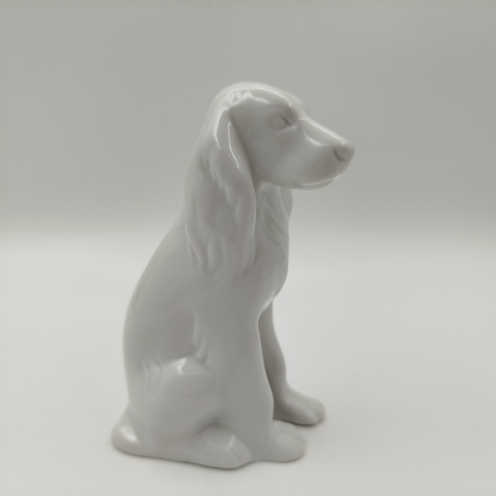 Статуэтка "Спаниель", фарфор, Royal Dux, Чехия, 1993-2003 гг., Royal Dux