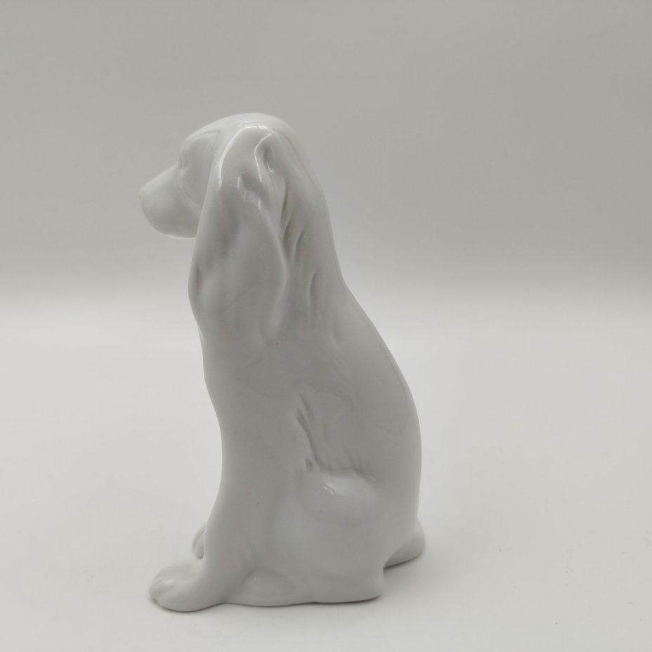 Статуэтка "Спаниель", фарфор, Royal Dux, Чехия, 1993-2003 гг., Royal Dux