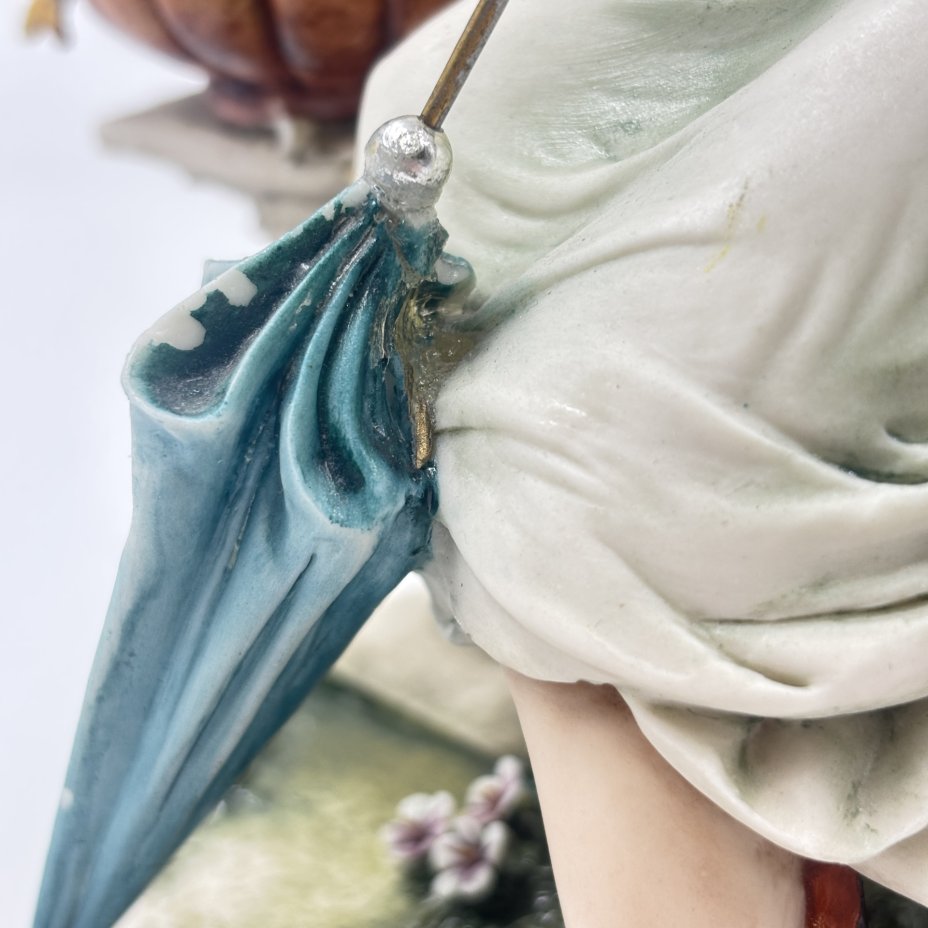 Статуэтка "Дама с зонтиком", Capodimonte (Каподимонте)