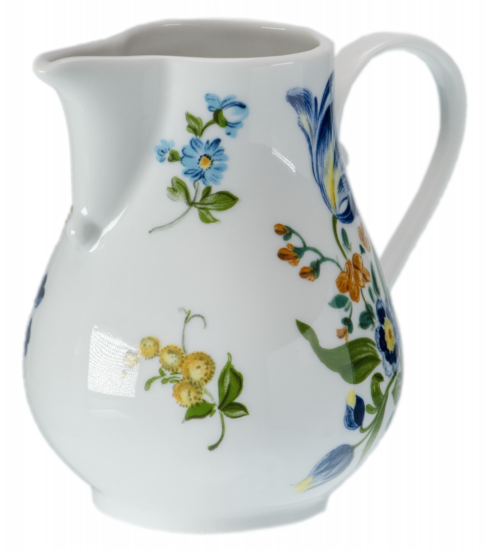 Молочник "Букеты цветов", фарфор, деколь, завод "Kahla", Германия, 1957-1980 гг.