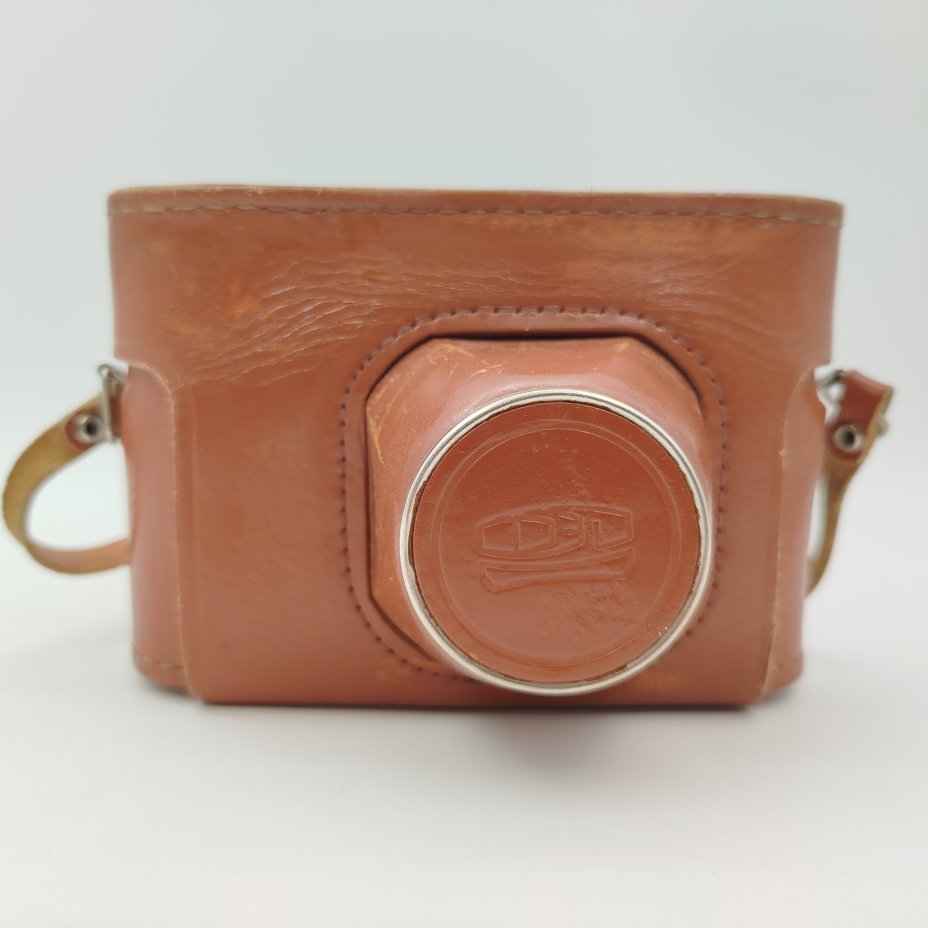 Фотоаппарат "ФЭД-5" с объективом "Индустар-61 Л/Д" в оригинальном кофре, металл, пластик, стекло, кожа, Харьковский машиностроительный завод им. Дзержинского (ФЭД), СССР, 1977-1990 гг.