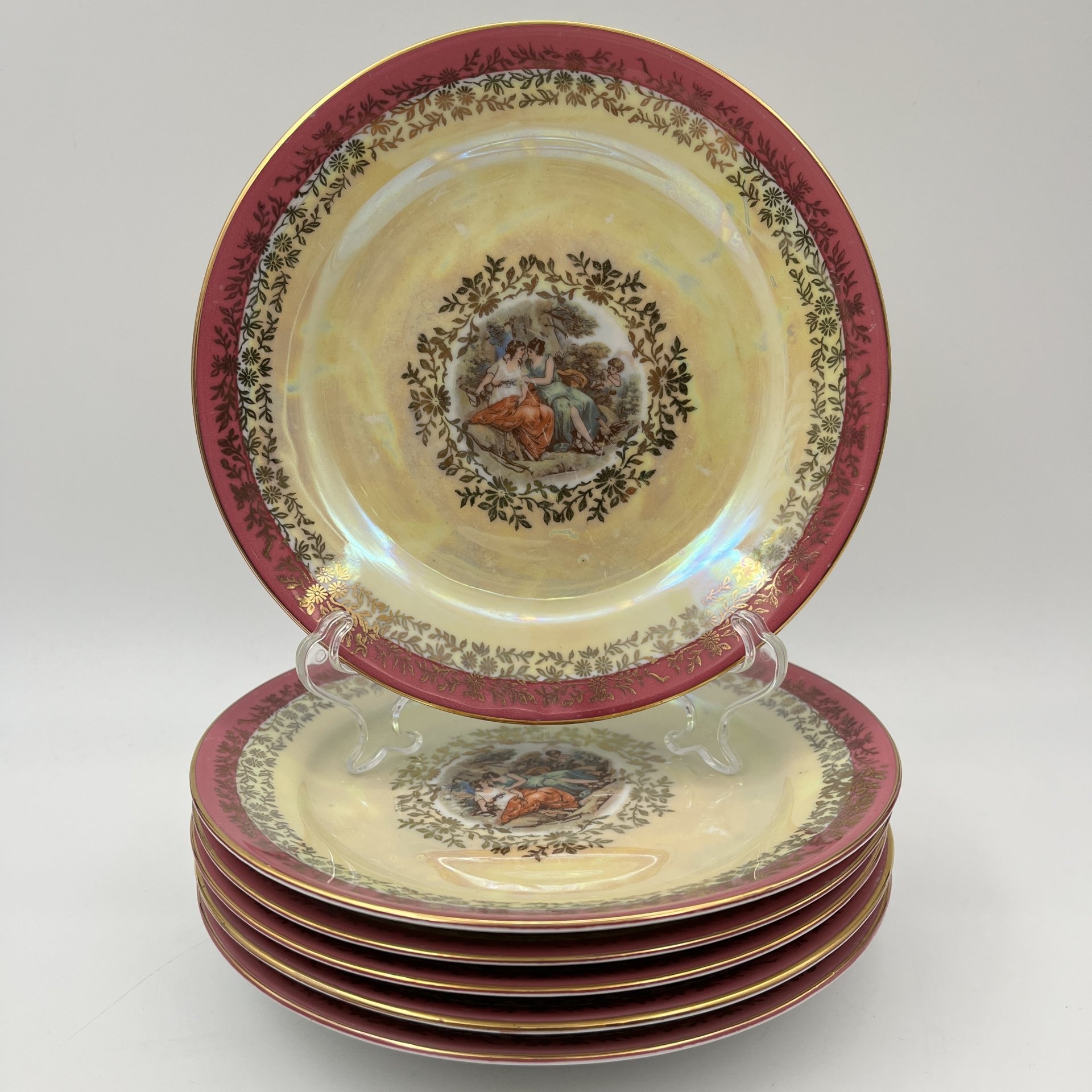 Набор из 6-ти десертных тарелок "Мадонна"