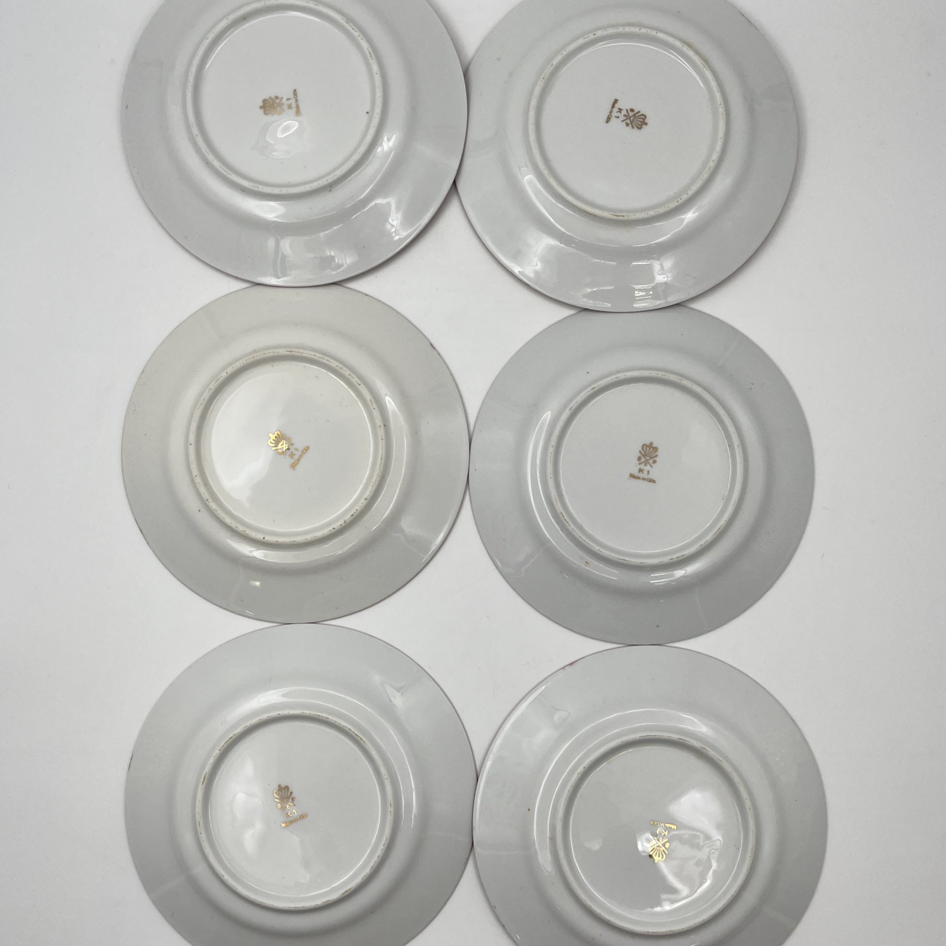 Набор из 6-ти десертных тарелок "Мадонна"