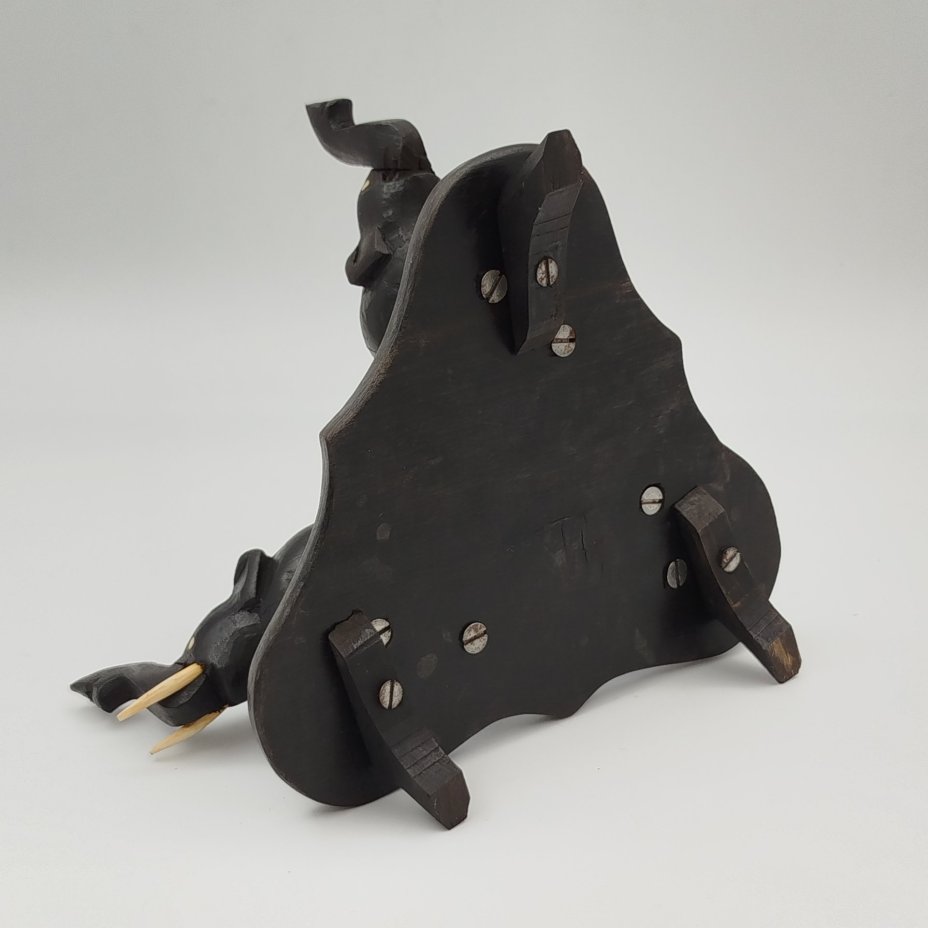 Статуэтка "Слоны", дерево, резьба, кость, Африка, 1980-2000 гг.