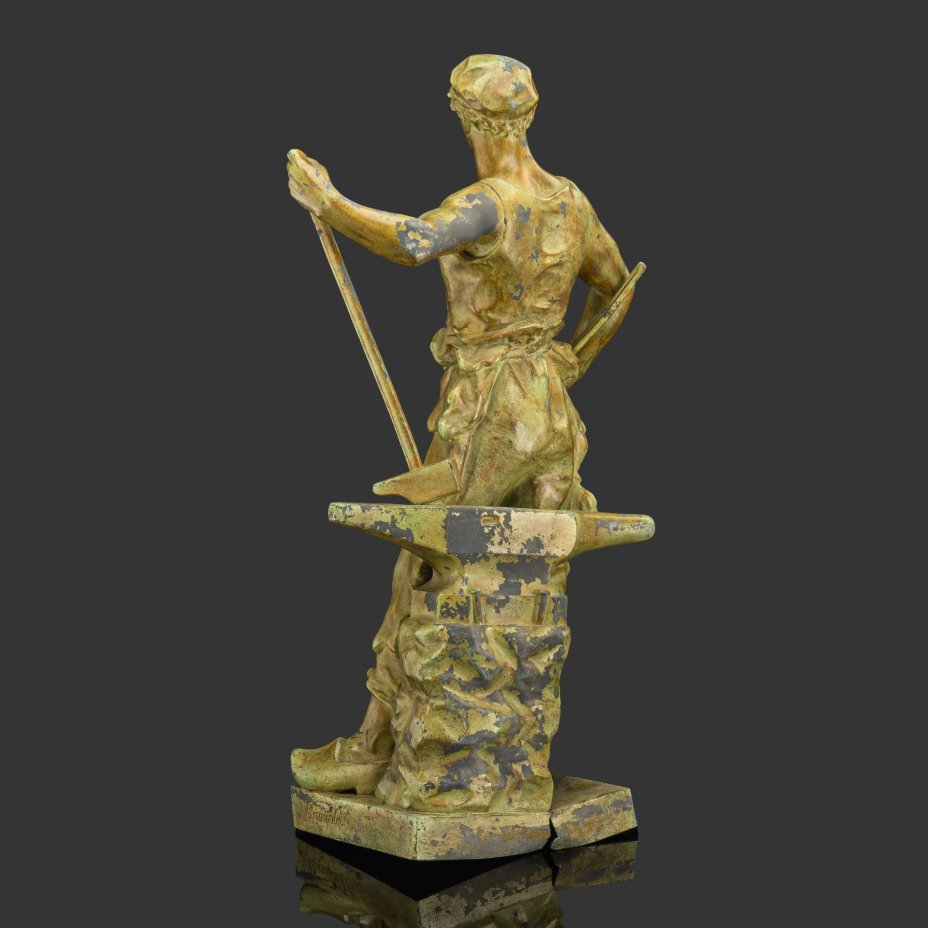 Скульптура "le travail" (работа), скульптор Ernest Rancoulet