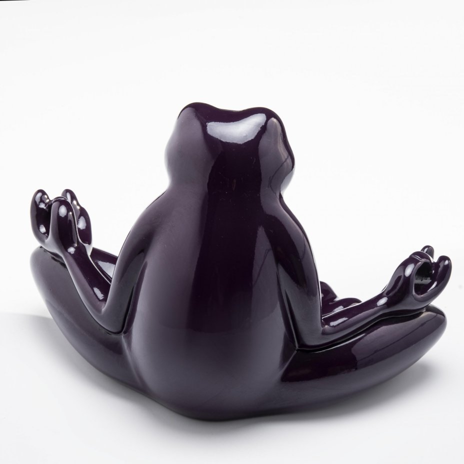 Статуэтка "Лягушка Flo", керамика, глазурь, фирма "Creazioni", Италия, 2000-2020 гг., Creazioni