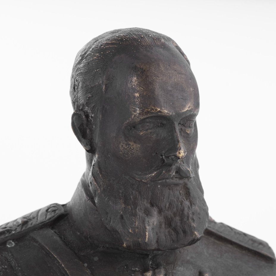 Бюст "Император Александр III", скульптор Н.С. Баганов