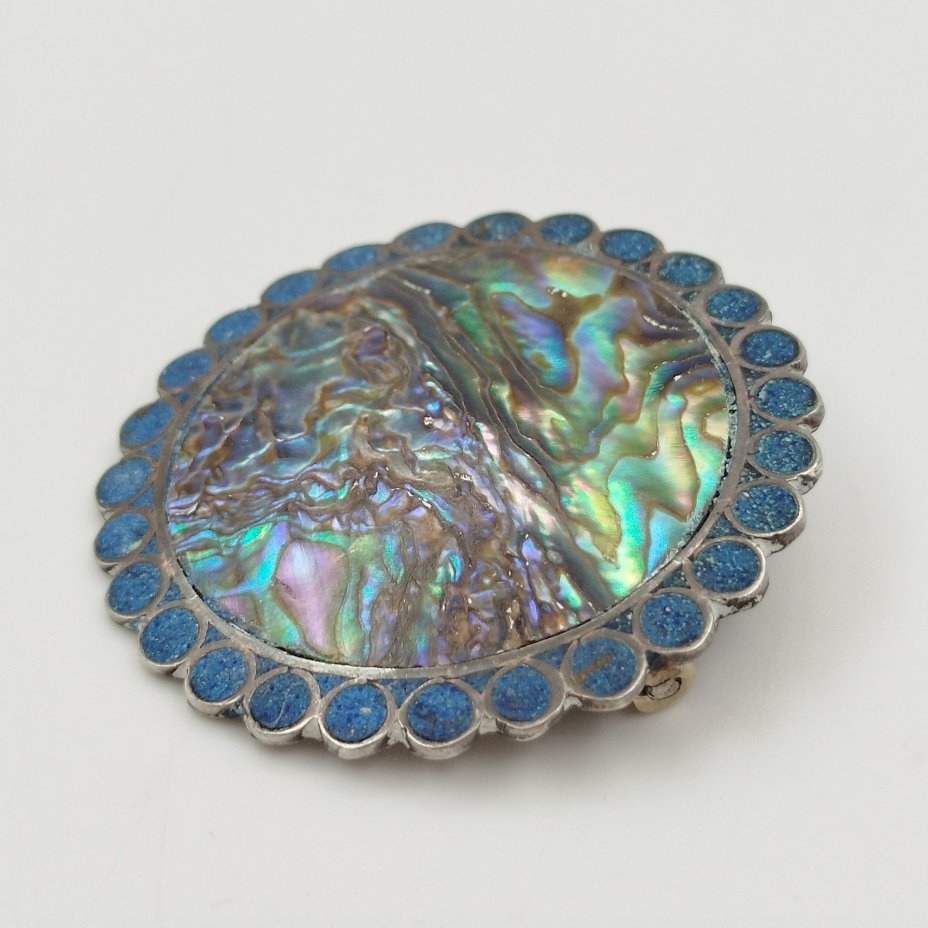 Брошь-подвеска круглая