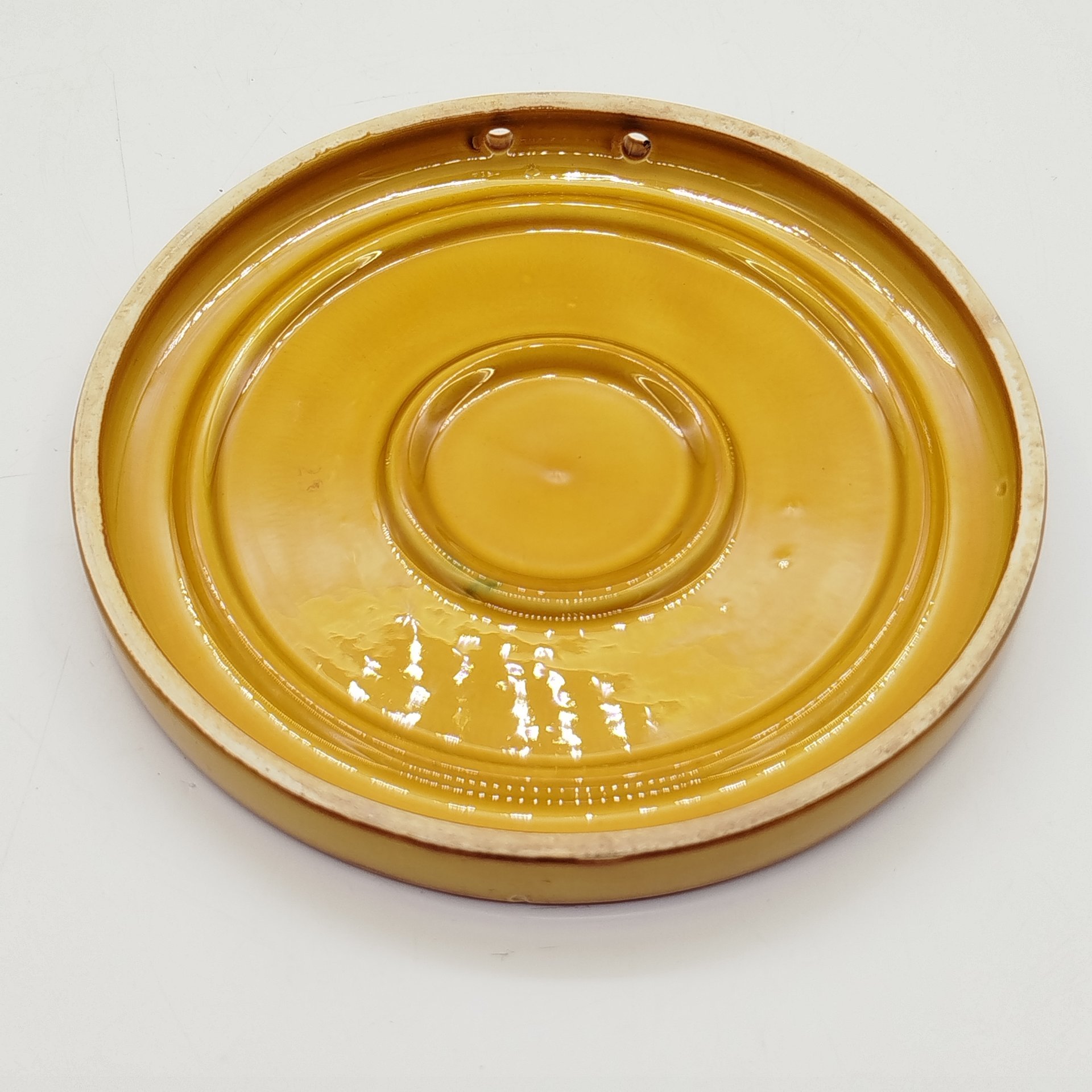 Панно настенное "Олимпийский Мишка" тяжелая атлетика, фаянс, деколь, Конаковский фаянсовый завод им. М.И. Калинина (ЗиК Конаково), СССР, 1980 г.