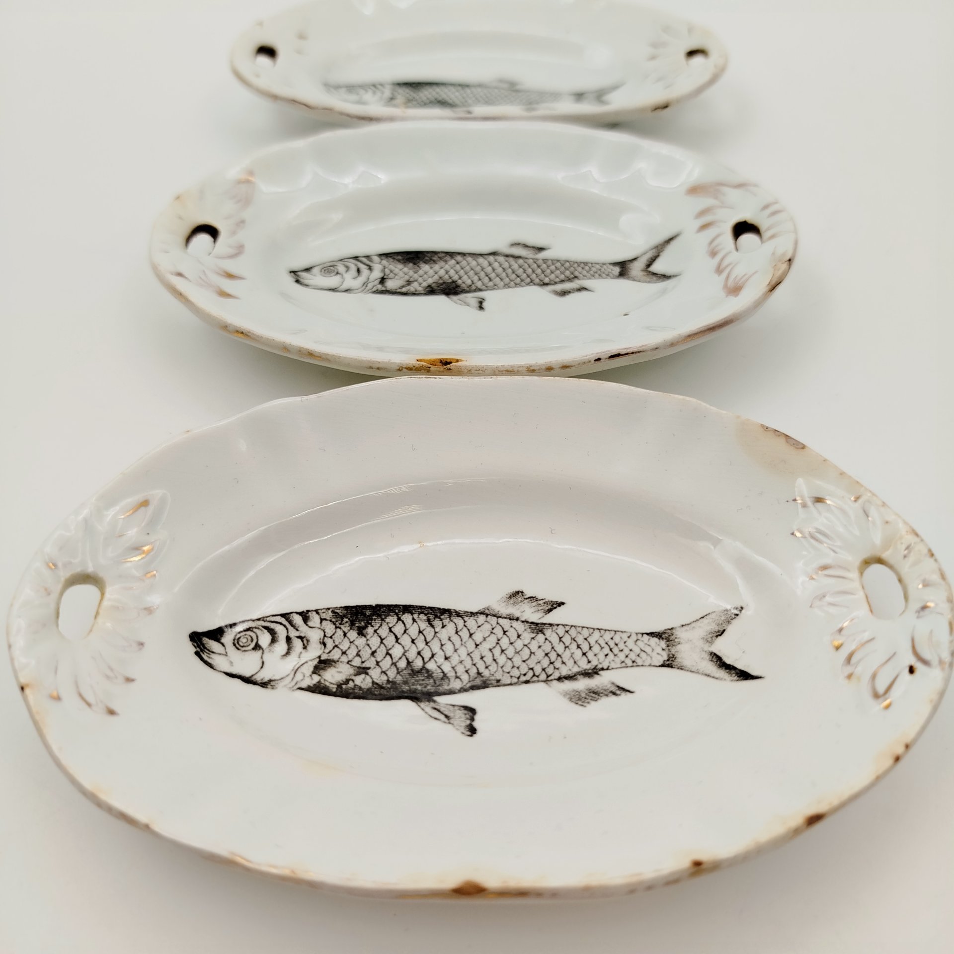 Набор из трёх розеток для подачи шпрот