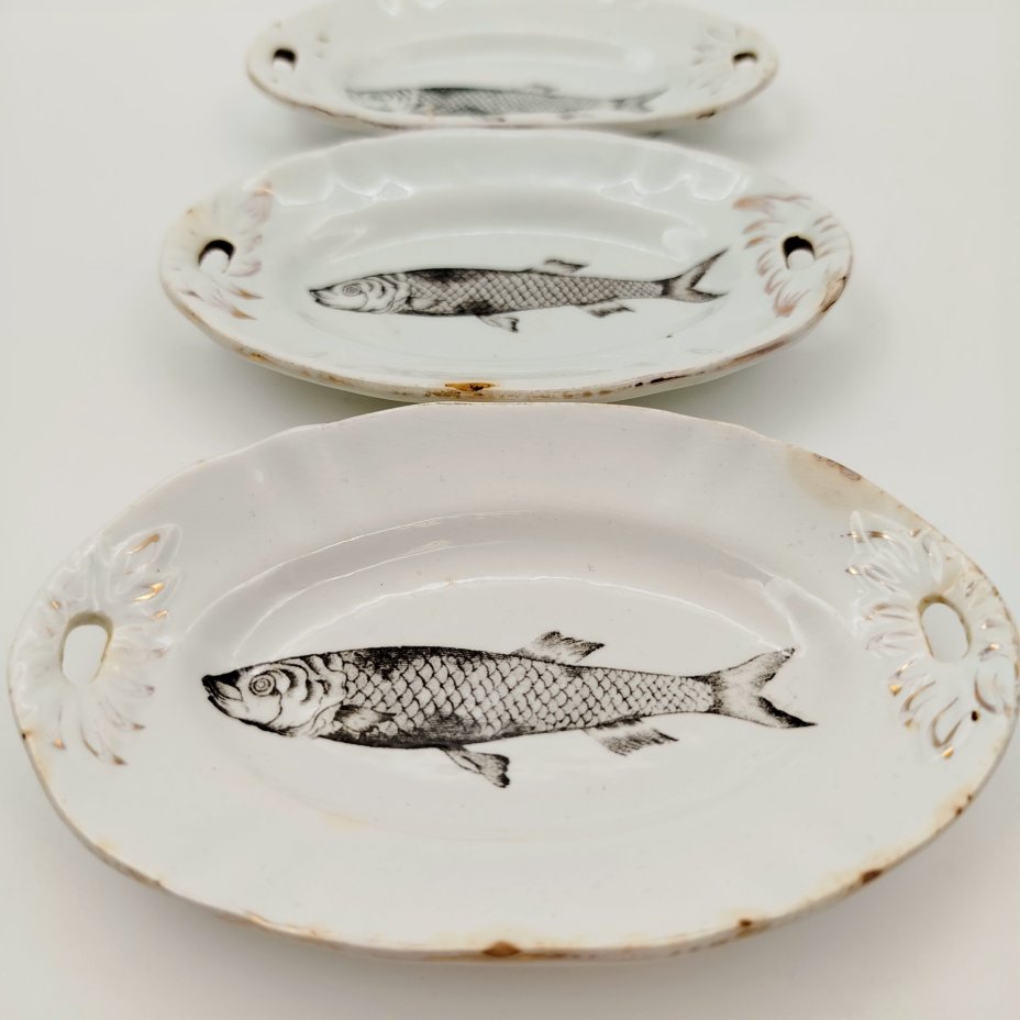 Набор из трёх розеток для подачи шпрот