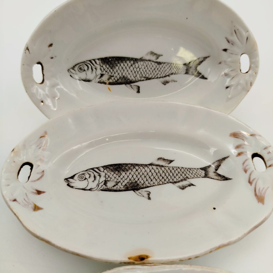 Набор из трёх розеток для подачи шпрот