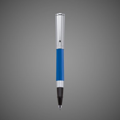 Ручка-роллер Aurora TU Metal Cap Blue CT, в подарочной коробке, Лаки и смолы: смола, хром