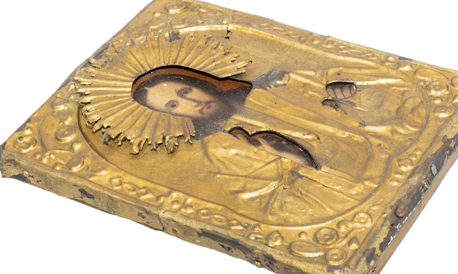Икона "Господь Вседержитель", дерево, темпера, Российская Империя, 1850-1900 гг.