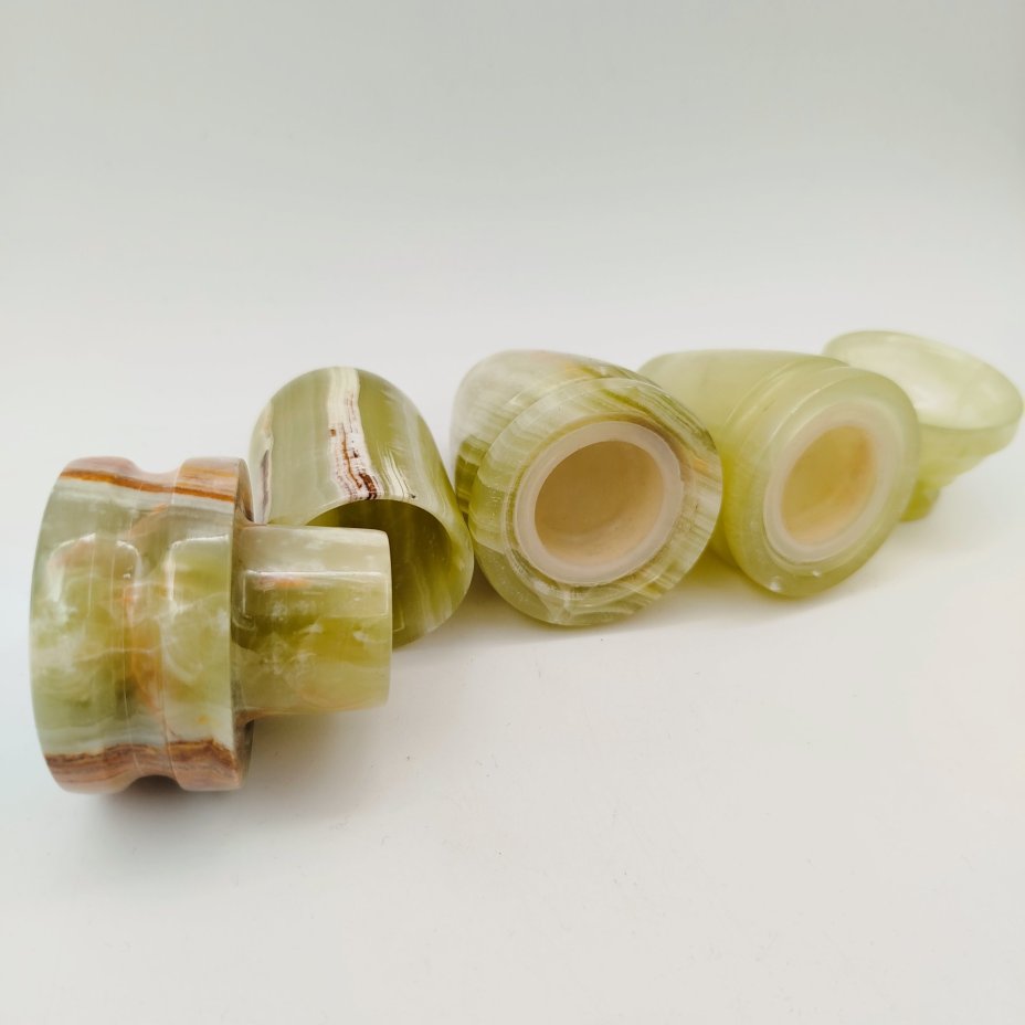 Набор для специй на подносе, оникс