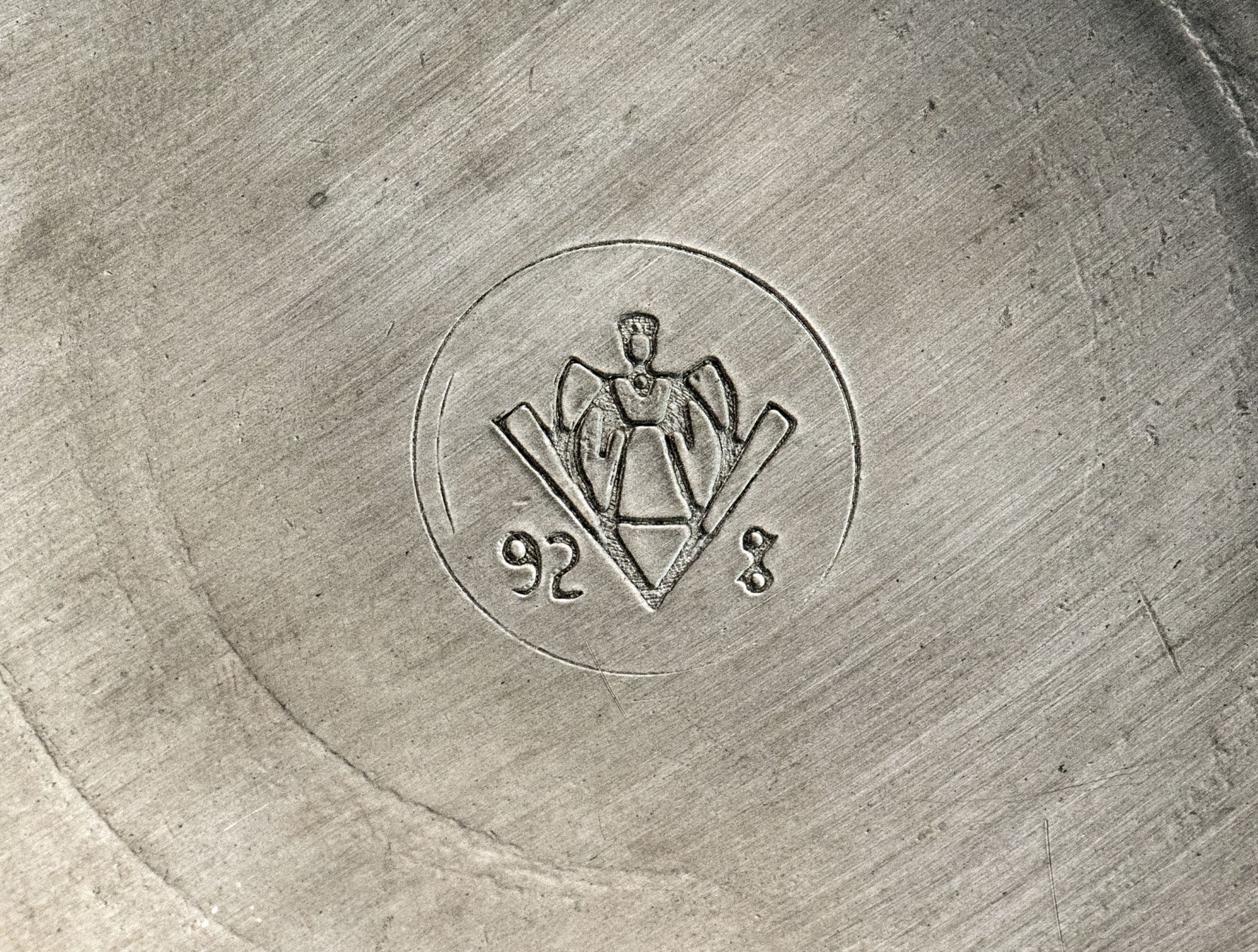 Кувшин с крышкой, олово, фирма "Otto Vogel KG", Германия, 1970-1990 гг.