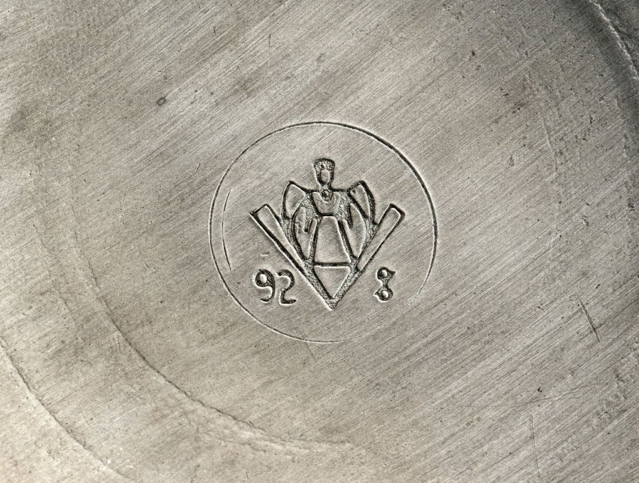 Кувшин с крышкой, олово, фирма "Otto Vogel KG", Германия, 1970-1990 гг.