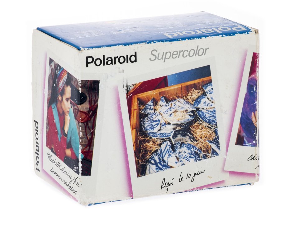 Фотоаппарат "Polaroid Supercolor 635CL" в оригинальной коробке, пластмасса, Великобритания, 1980-1990 гг., Polaroid