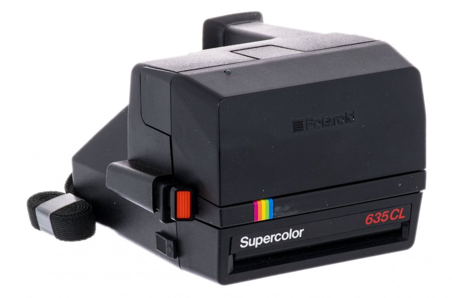 Фотоаппарат "Polaroid Supercolor 635CL" в оригинальной коробке, пластмасса, Великобритания, 1980-1990 гг., Polaroid