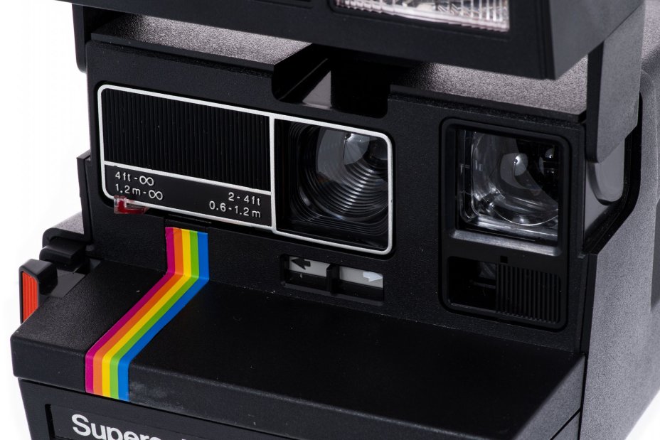 Фотоаппарат "Polaroid Supercolor 635CL" в оригинальной коробке, пластмасса, Великобритания, 1980-1990 гг., Polaroid