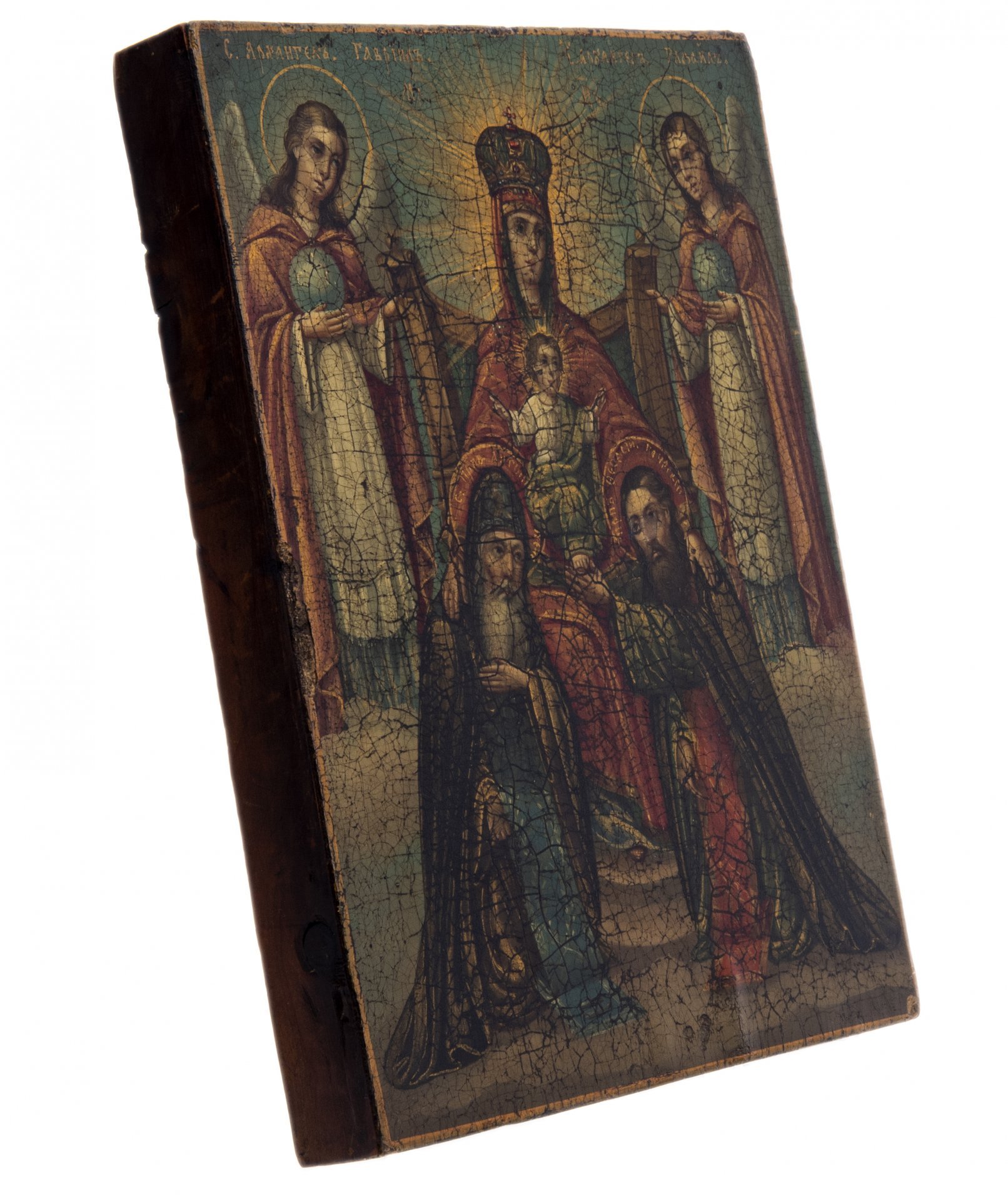 Икона "Богоматерь Печерская" (Свенская), дерево, темпера, Российская Империя, 1880-1900 гг.