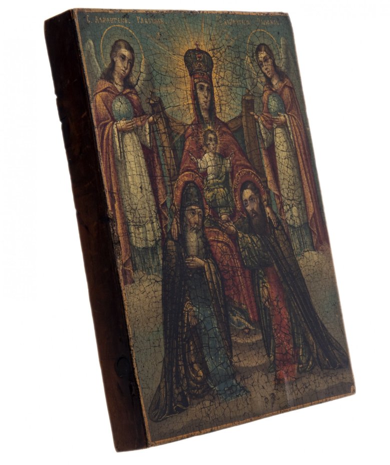 Икона "Богоматерь Печерская" (Свенская), дерево, темпера, Российская Империя, 1880-1900 гг.