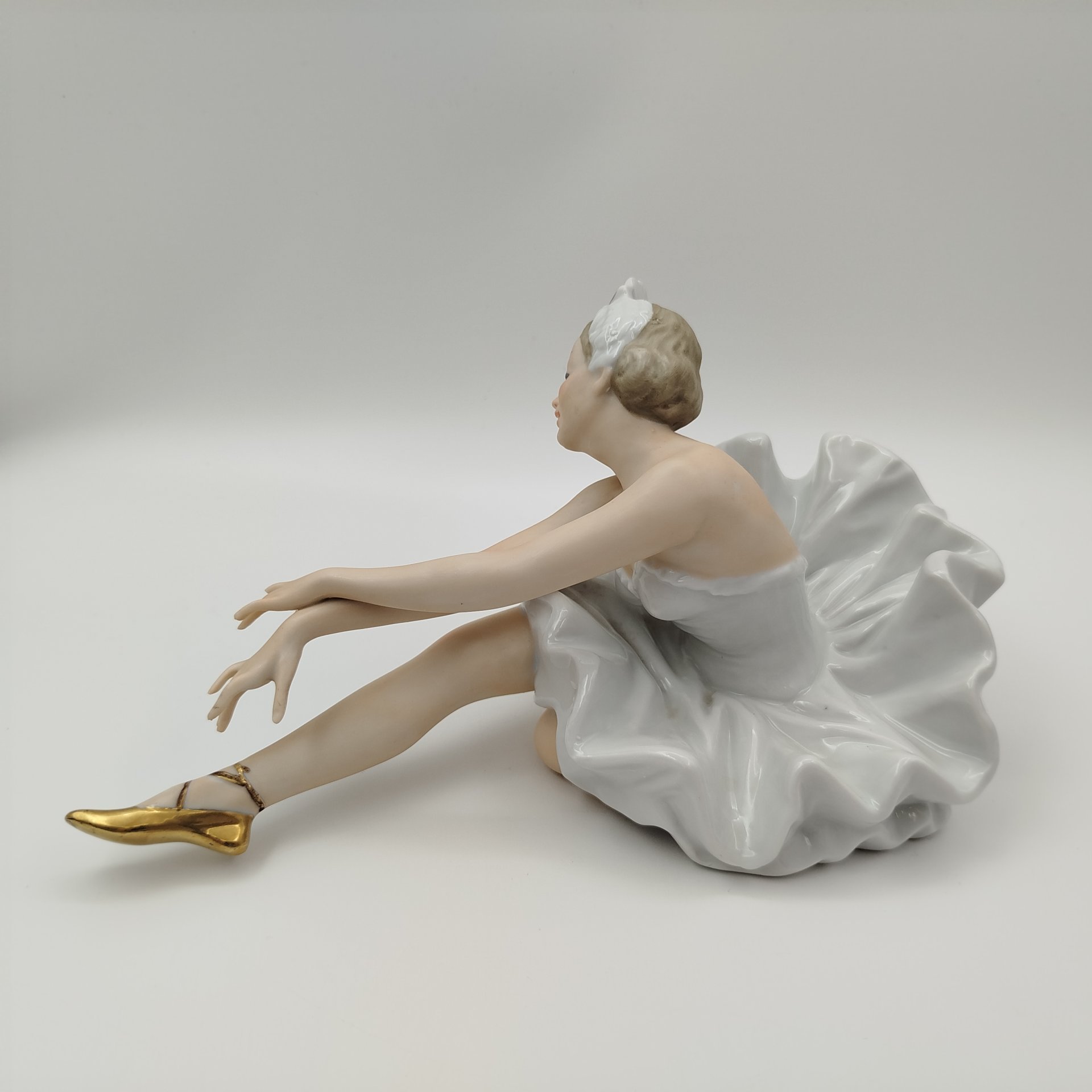 Статуэтка "Балерина", Andrea by Sadek, фарфор, роспись, золочение, Япония, 1980-2000 гг.